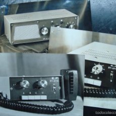 Radios antiguas: ANTIGUA FOTOGRAFIA, FOTO, LOTE 3 FOTOGRAFIAS EMISORAS DE RADIO. Lote 57256404
