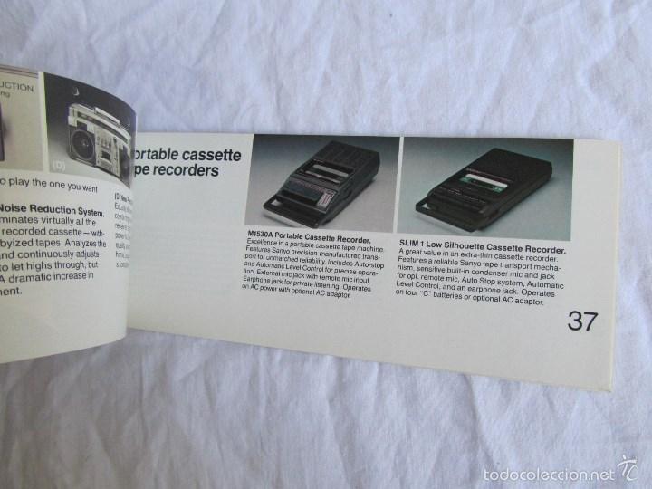 Radios antiguas: Cat&aacute;logo general Sanyo 1980 - Foto 4