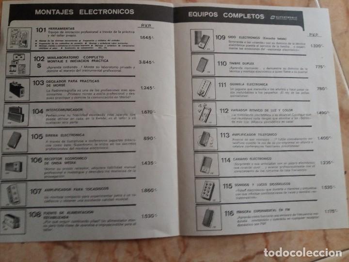 Radios antiguas: Supertronic folleto propaganda - Foto 2