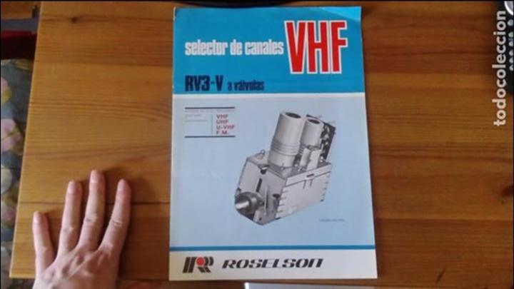 Radios antiguas: ROSELSON - SELECTOR DE CANALES VHF - RV3-V A VALVULAS - Foto 1