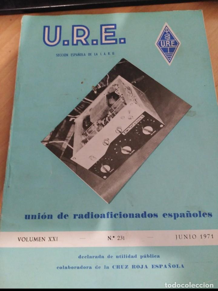 Radios antiguas: revista u.r.e.junio 1971 - Foto 1