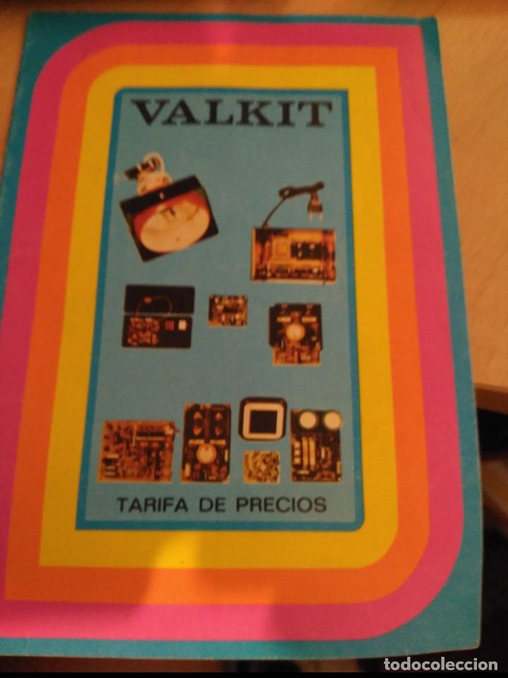 Radios antiguas: tarifa de precios valkit  1983 - Foto 1
