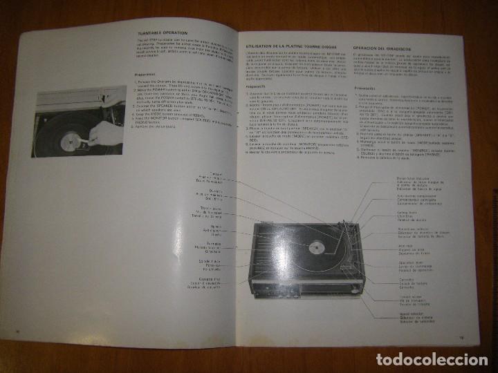 Radios antiguas: Instrucciones tocadiscos Sony HP-179 - Foto 13