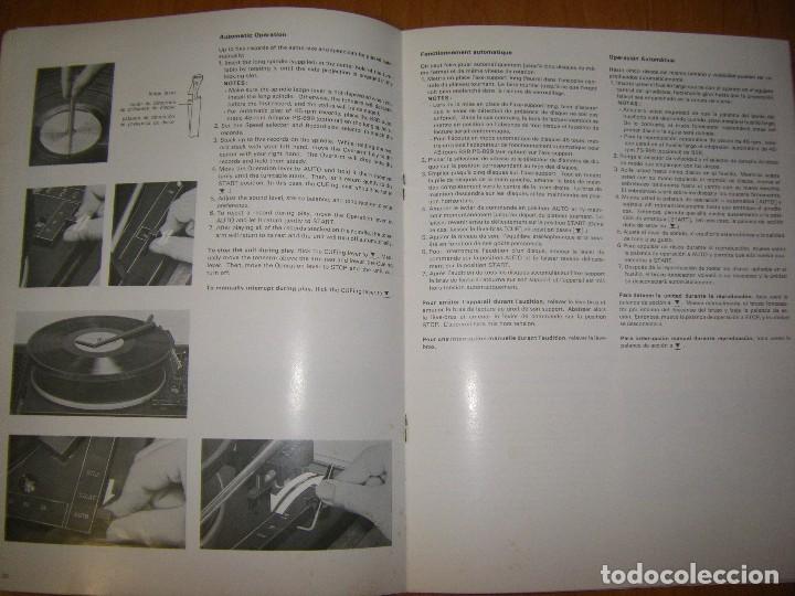 Radios antiguas: Instrucciones tocadiscos Sony HP-179 - Foto 14