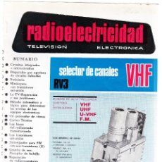 Radio antiche: REVISTA RADIOELECTRICIDAD - Nº 361 - MAYO 1969 - TELEVISION - ELECTRONICA