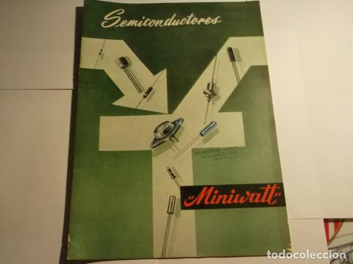 Radios antiguas: MINIWATT-SEMICONDUCTORES - Foto 1
