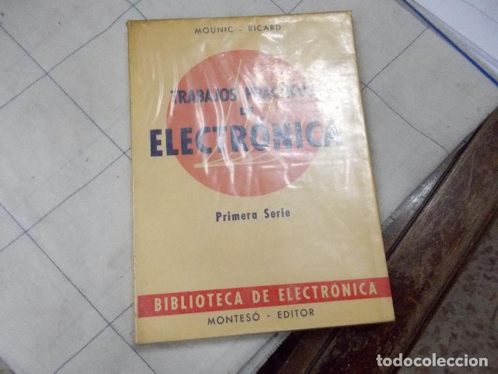 Radios antiguas: libro trabajos practicos de electronica - Foto 1