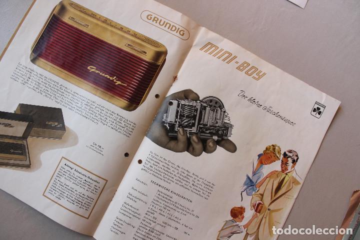 Radios antiguas: GRUNDIG 1954, CAT&Aacute;LOGO - Foto 2