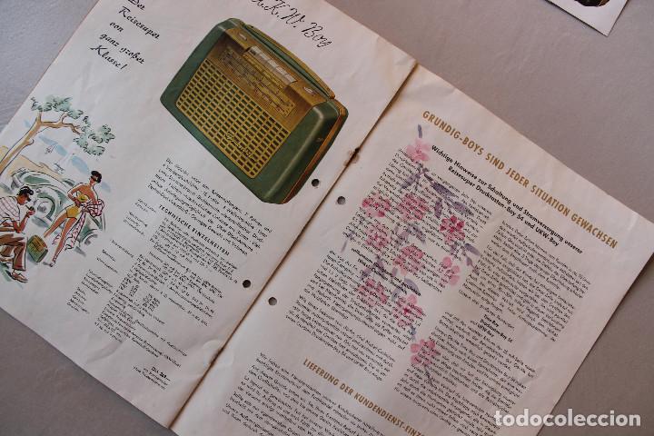 Radios antiguas: GRUNDIG 1954, CAT&Aacute;LOGO - Foto 4