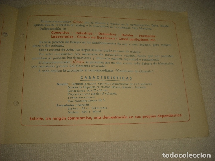 Radios antiguas: EIMAC INTERCOMUNICADOR, ELECTRONICA INDUSTRIAL - Foto 3