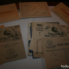 Radios antiguas: VALENCIA RADIO CASTILLA AÑOS 50, CATALOGOS ,FOLLETOS,PRECIOS,CORRESPONDENCIA.
