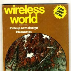 Radios antiguas: WIRELESS WORLD - MARCH 1978 - VOL 84 - Nº 1507. Lote 123442059
