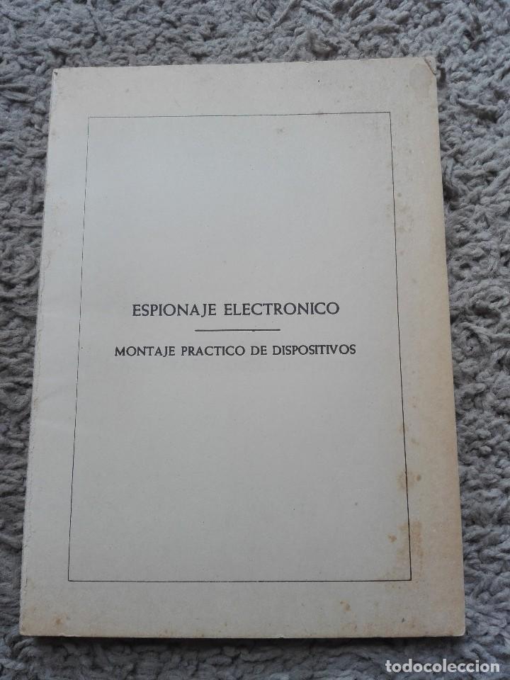 Radios antiguas: ESPIONAJE ELECTRONICO-MONTAJE PRACTICO DE DISPOSITIVOS - Foto 1