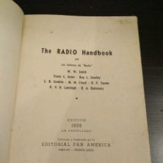Radios antiguas: THE RADIO HANDBOOK EN CASTELLANO 1939. EDITORIAL PAN AMERICA . Lote 132694846