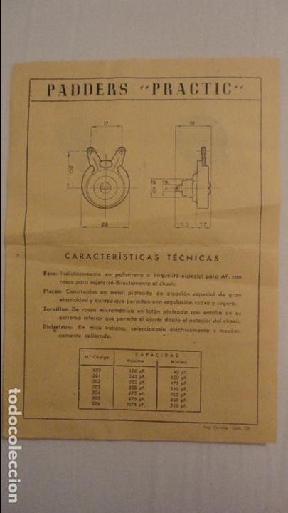 Radios antiguas: PADDERS PRACTIC.APLICACIONES ELECTRONICAS S.L. - Foto 2