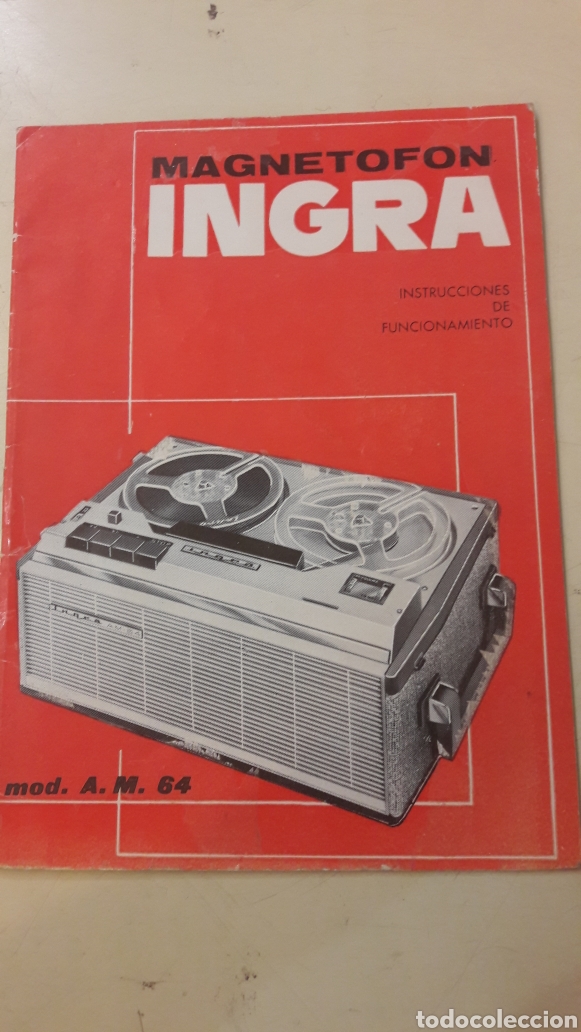 Radios antiguas: Magnetofon Ingra catalogomod A.M 64 - Foto 1