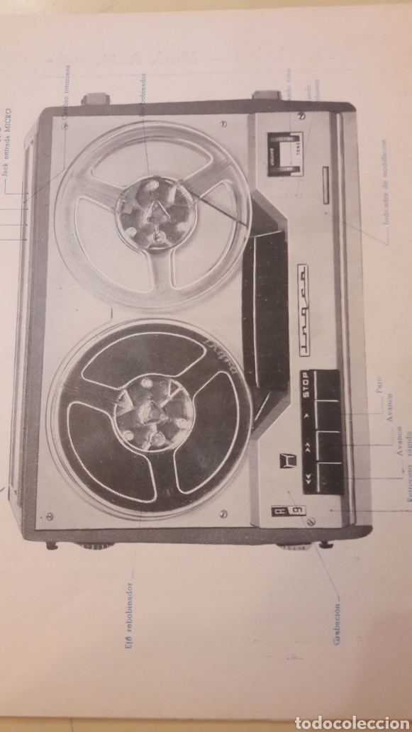 Radios antiguas: Magnetofon Ingra catalogomod A.M 64 - Foto 3