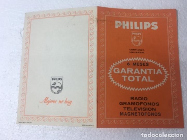 Radios antiguas: Original Antiguo Philips cat&aacute;logo - Foto 1