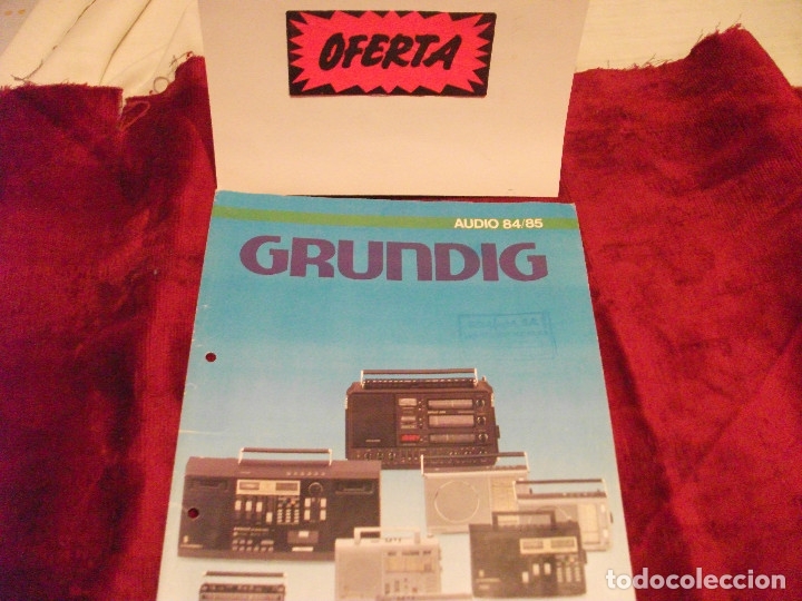 Radios antiguas: CATALOGO **VINTAG** GRUNDIG REF. DATO - Foto 1