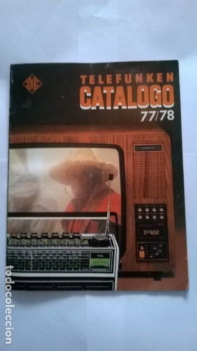 Radios antiguas: Catalogo telefunken 77/78 - Foto 1
