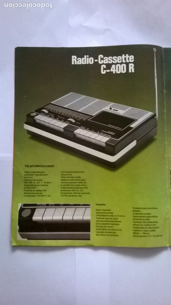 Radios antiguas: Catalogo telefunken 77/78 - Foto 4