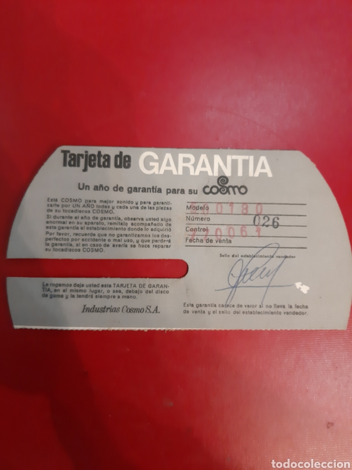 Radios antiguas: 1968 Garantia Cosmo Sonido Tocadiscos - Foto 1