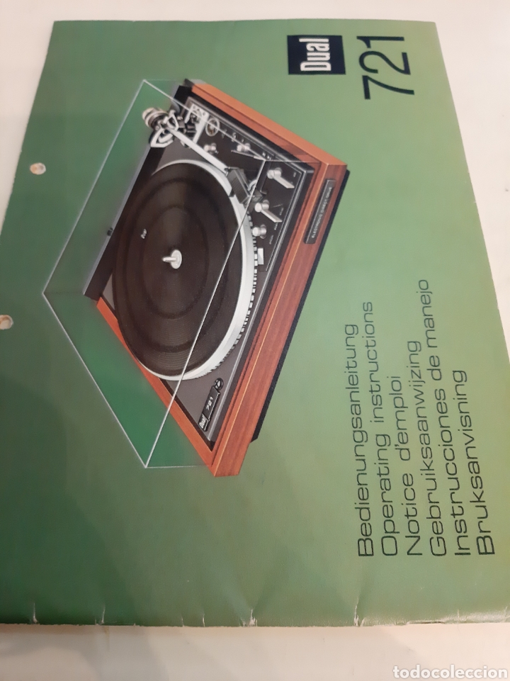 Radios antiguas: Dual 721 tocadiscos manual - Foto 1