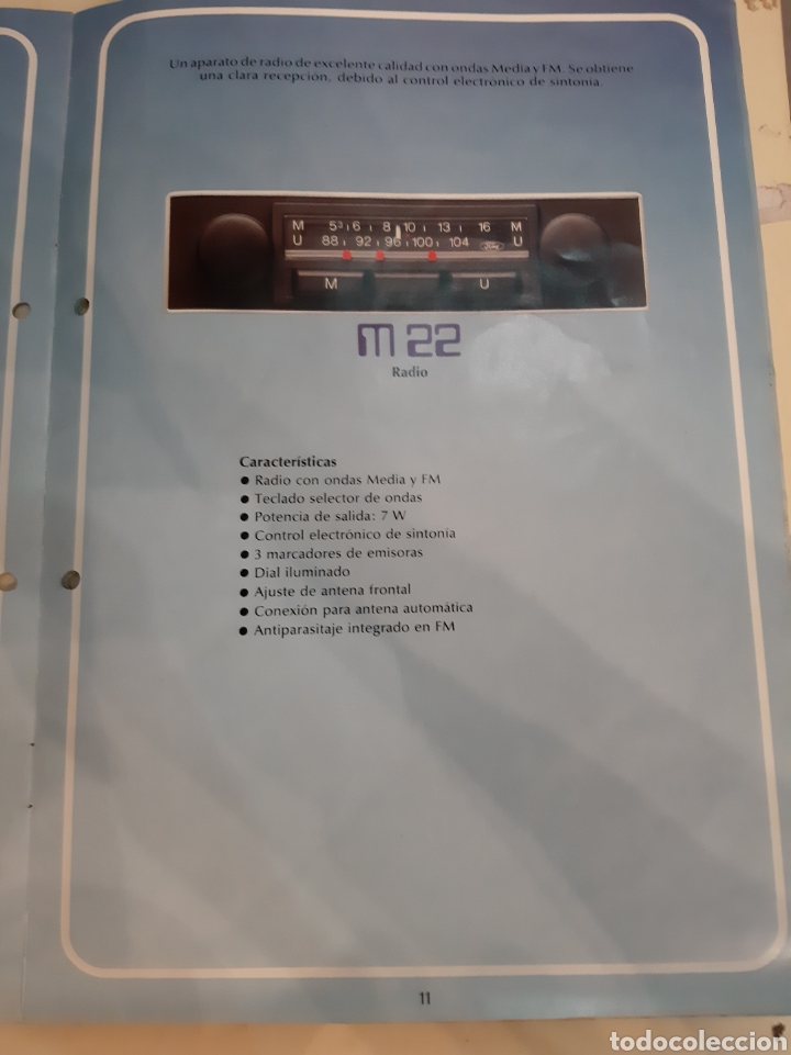 Radios antiguas: Ford gana audio 1981 - Foto 3