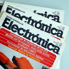 Radios antiguas: 3 NÚMEROS DE LA REVISTA ESPAÑOLA DE ELECTRÓNICA 1988