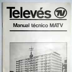 Radios antiguas: TELEVÉS. MANUAL TÉCNICO MATV. 1984
