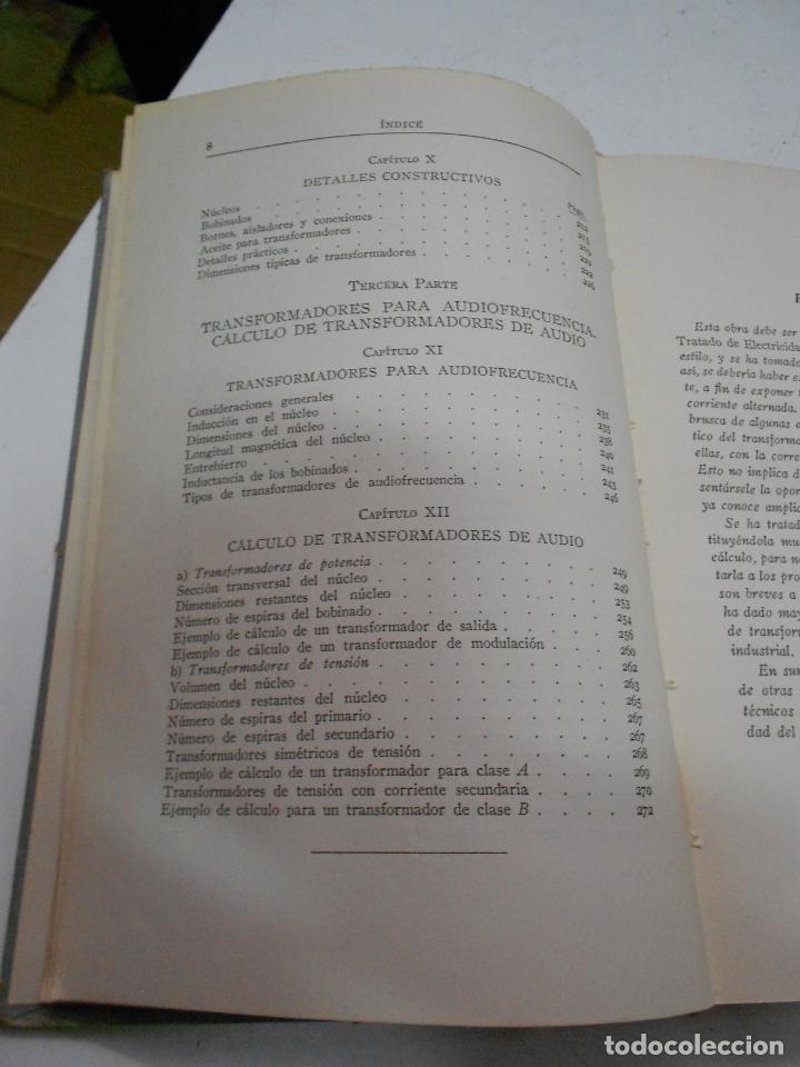 Radios antiguas: ANTIGUO LIBRO DE RADIO - TRANSFORMADORES - Foto 2
