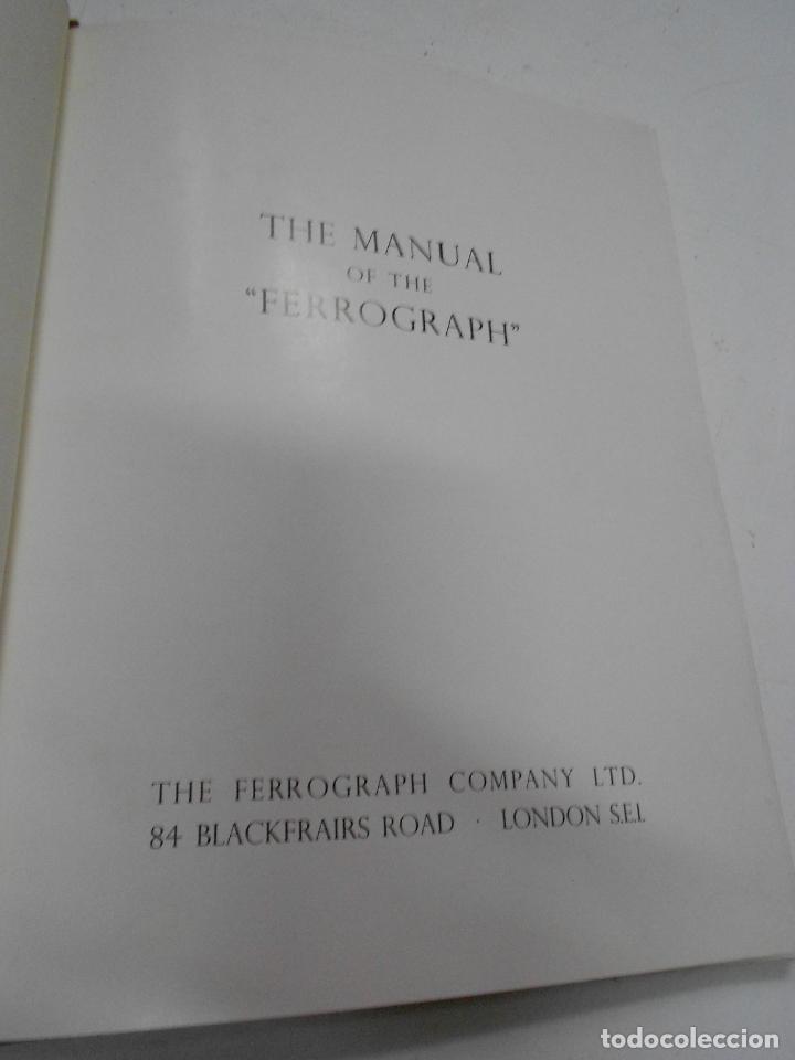Radios antiguas: ANTIGUO LIBRO DE RADIO - ANTIGUO MANUAL DE FERROGRAPH - Foto 2