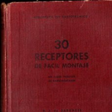 Radios antiguas: DARKNESS : 30 RECEPTORES DE FÁCIL MONTAJE (BRUGUERA, C. 1945). Lote 211609751