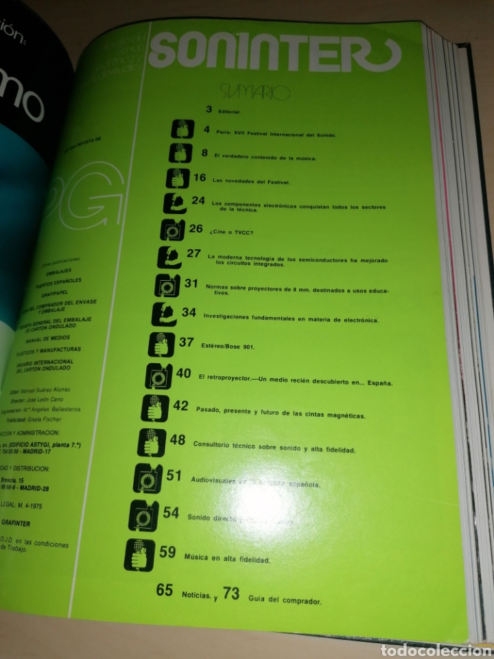 Radios antiguas: Tomo de revistas SONINTER - Del 1 al 6 - Foto 8