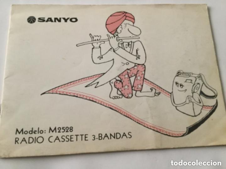 Radios antiguas: Sanyo - instrucciones M2528 - Foto 1