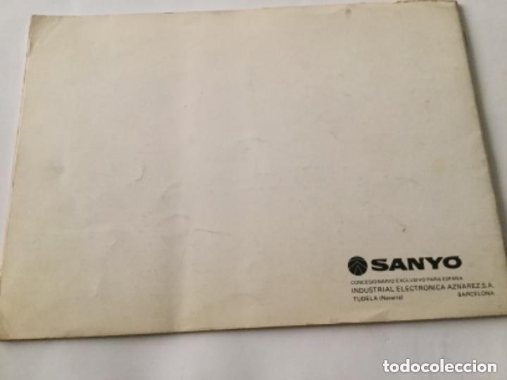 Radios antiguas: Sanyo - instrucciones M2528 - Foto 3