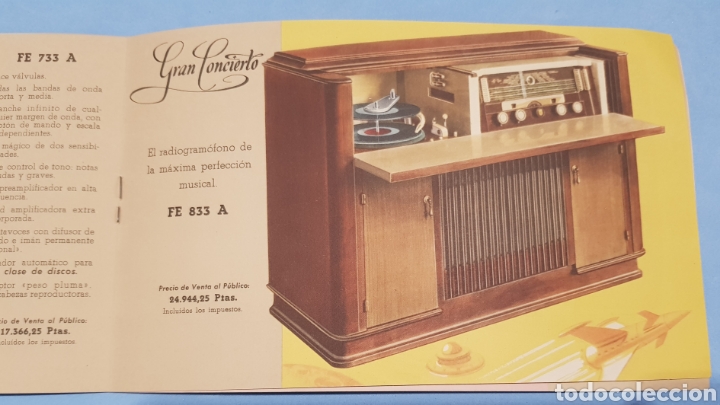 Radios antiguas: Philips Radio ,Programa Musical ,a&ntilde;o 1955 - Foto 2