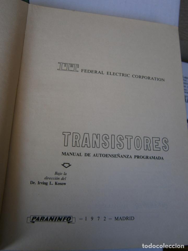 Radios antiguas: TRANSISTORES - MANUAL DE AUTOENSE&Ntilde;ANZA PROGRAMADA - Foto 2