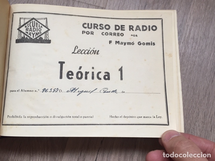 Radios antiguas: Curso de radio maymo - Foto 5