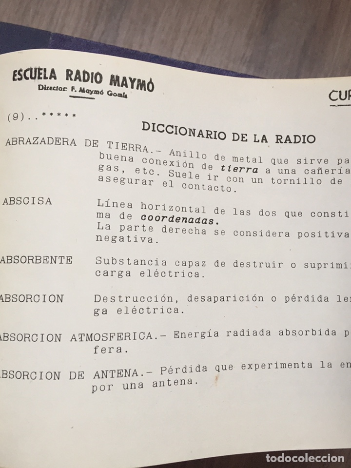 Radios antiguas: Curso de radio maymo - Foto 9