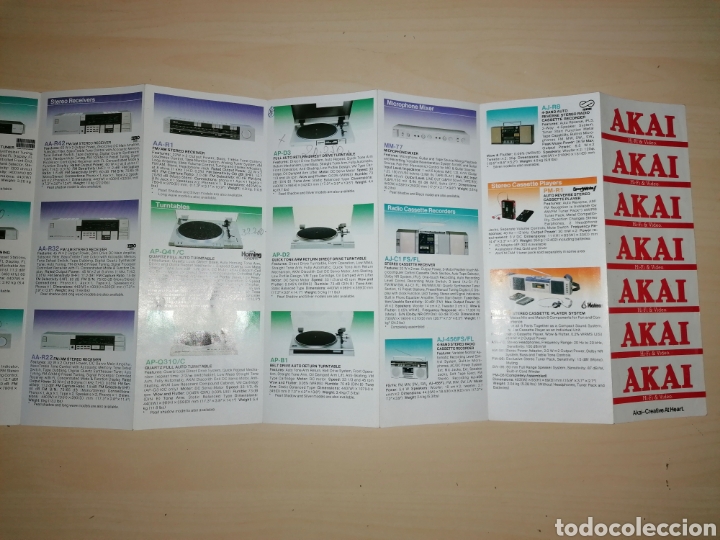 Radios antiguas: Antiguo cat&aacute;logo AKAI - Foto 2