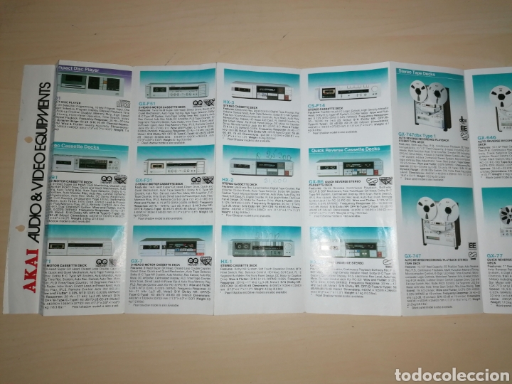 Radios antiguas: Antiguo cat&aacute;logo AKAI - Foto 4