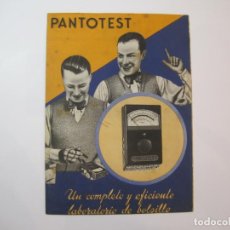 Radios antiguas: PANTOTEST-CATALOGO PUBLICIDAD-VER FOTOS-(K-2234)