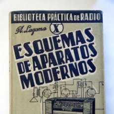 Radios antiguas: LAGOMA, A. X ESQUEMAS DE APARATOS MODERNOS.. Lote 264041530