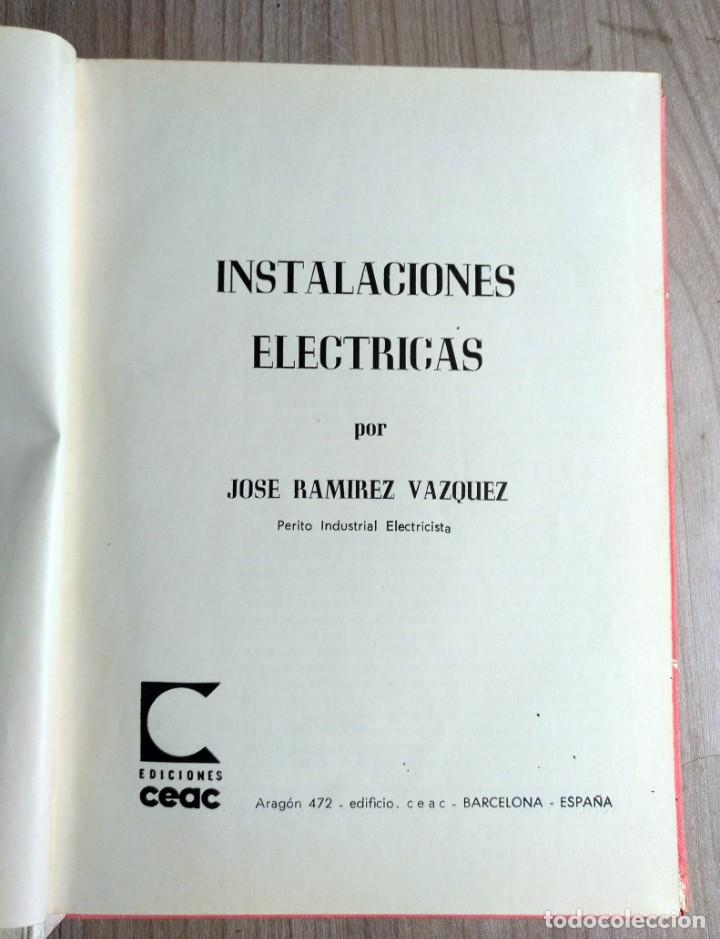 Radios antiguas: libro instalaciones electricas, ediciones Ceac - Foto 4
