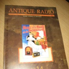 Radios antiguas: REVISTA ANTIQUE RADIO . RADIO DE EPOCA Nº 14 .ITALIANO . 1996 ED MOSE. Lote 275077968