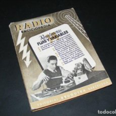 Radios antiguas: RADIO ENCICLOPEDIA Nº14 - 1ª EDICIÓN (1945) -RESISTENCIAS FIJAS Y VARIABLES-VER FOTO SUMARIO. Lote 276623163