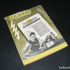 Radios antiguas: RADIO ENCICLOPEDIA Nº28 -1ª EDICIÓN (1946) -CARACTERÍSTICAS VÁLVULAS EUROPEAS-VER FOTO SUMARIO. Lote 276632468