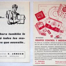 Radios antiguas: CATÁLOGO DE VÁLVULAS Y SEMICONDUCTORES DE DISTRIBUCIONES E. JANZER