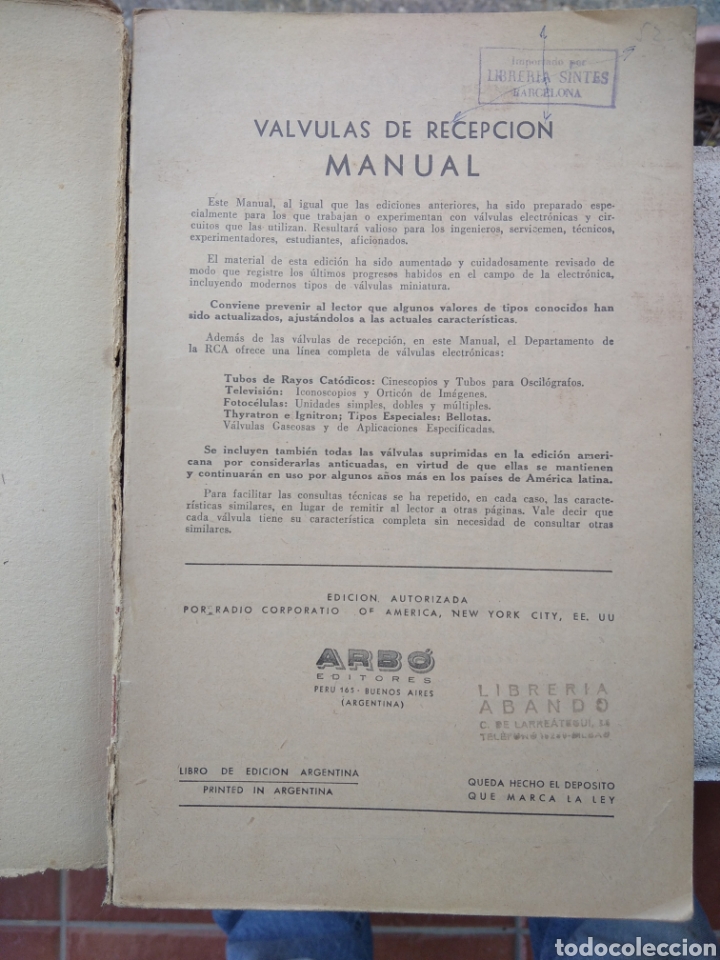 Radios antiguas: Manual de l&aacute;mparas electr&oacute;nicas - Foto 2